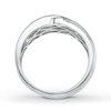 Thumbnail Image 2 of Now + Forever Men's Wedding Band 1/4 ct tw Diamonds 10K White Gold