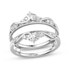 Thumbnail Image 0 of Diamond Insert Ring 1/4 Carat tw 14K White Gold