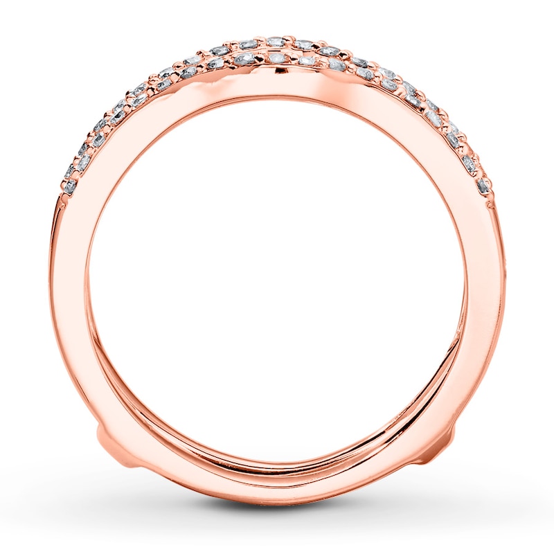 Main Image 2 of Now + Forever Diamond Enhancer Ring 1/4 ct tw Round-cut 14K Rose Gold