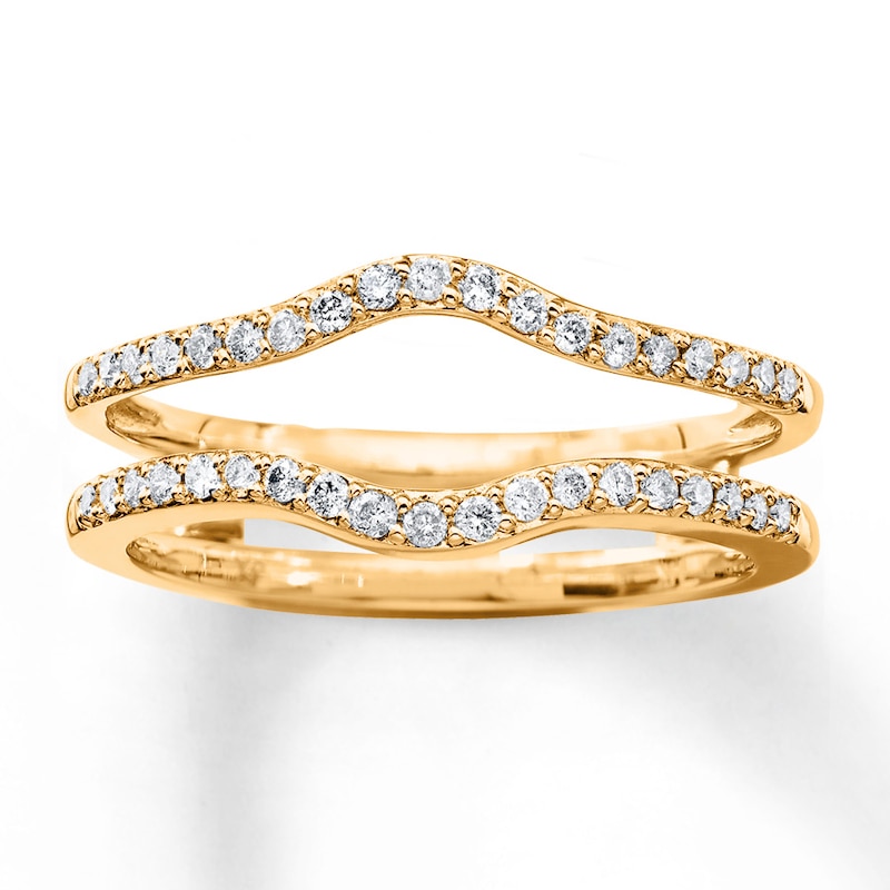 Main Image 1 of Now + Forever Diamond Enhancer Ring 1/4 ct tw Round-cut 14K Yellow Gold