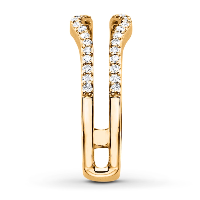 Main Image 3 of Now + Forever Diamond Enhancer Ring 1/4 ct tw Round-cut 14K Yellow Gold
