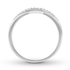 Thumbnail Image 1 of Diamond Enhancer Ring 1/10 ct tw Round-cut 14K White Gold