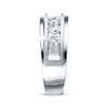 Thumbnail Image 3 of Now + Forever Men's Wedding Band 1 ct tw Diamonds 10K White Gold