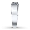Thumbnail Image 3 of Now + Forever Men's Diamond Wedding Band 1/10 ct tw 10K White Gold