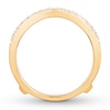 Diamond Enhancer Ring 1/2 ct tw Round-cut 14K Yellow Gold