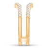 Diamond Enhancer Ring 1/2 ct tw Round-cut 14K Yellow Gold