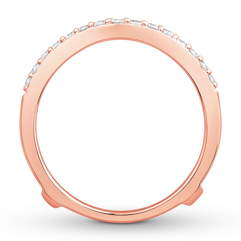 Diamond Enhancer Ring 1/2 ct tw Round-cut 14K Rose Gold