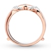Diamond Enhancer Ring 1/6 ct tw Round-cut 14K Rose Gold