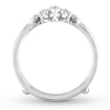 Diamond Enhancer Ring 1/8 ct tw Round-cut 14K White Gold