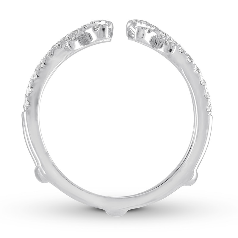 Main Image 2 of Diamond Enhancer Ring 1/2 ct tw Round-cut 14K White Gold