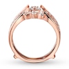 Thumbnail Image 1 of Diamond Enhancer Ring 3/8 ct tw Round-cut 14K Rose Gold
