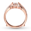 Thumbnail Image 2 of Now + Forever Diamond Enhancer Ring 3/8 ct tw Round-cut 14K Rose Gold