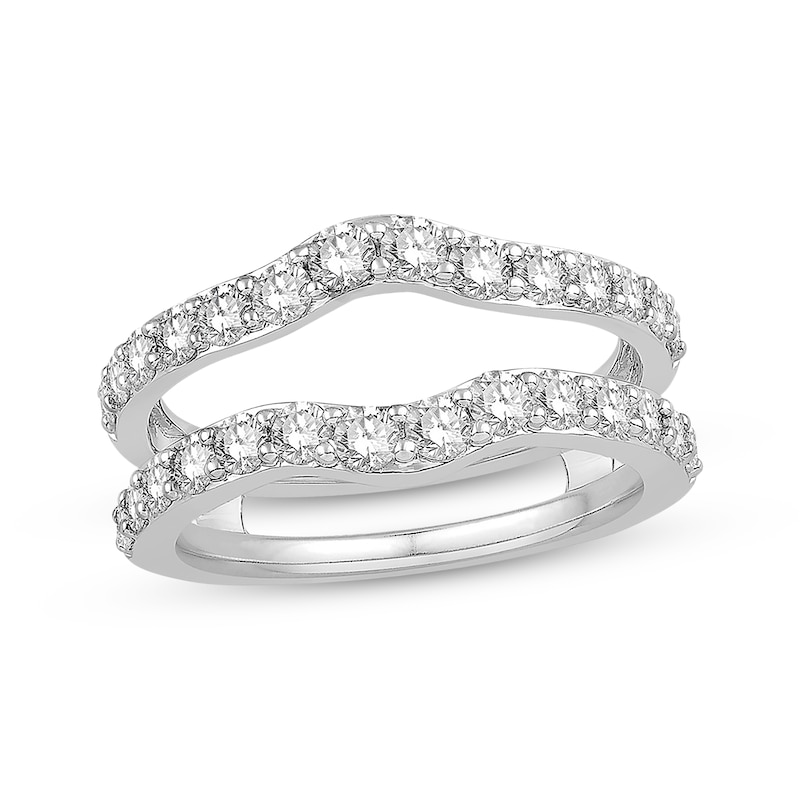 Diamond Enhancer Ring 1-1/4 ct tw Round-cut 14K White Gold