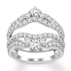 Thumbnail Image 0 of Diamond Enhancer Ring 1-1/2 ct tw Round-cut 14K White Gold