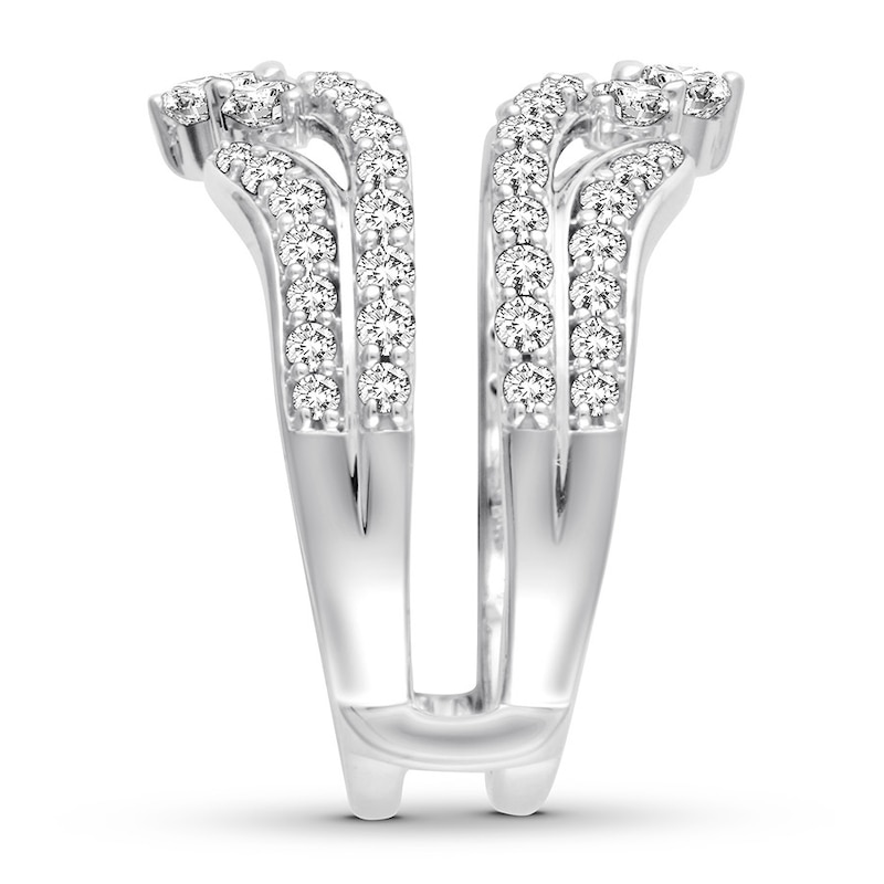 Main Image 2 of Now + Forever Diamond Enhancer Ring 1-1/2 ct tw Round-cut 14K White Gold
