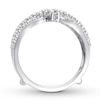 Thumbnail Image 3 of Now + Forever Diamond Enhancer Ring 1-1/2 ct tw Round-cut 14K White Gold