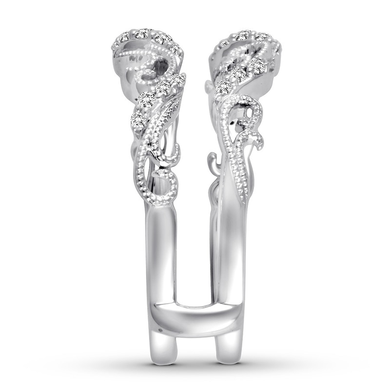 Main Image 2 of Now + Forever Diamond Enhancer Ring 1/5 ct tw Round-cut 14K White Gold