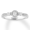 Thumbnail Image 0 of Diamond Promise Ring 1/4 ct tw Round-cut 10K White Gold