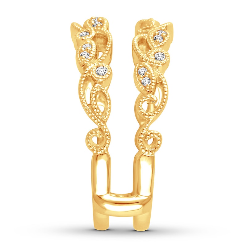 Main Image 2 of Now + Forever Diamond Enhancer Ring 1/6 ct tw 14K Yellow Gold