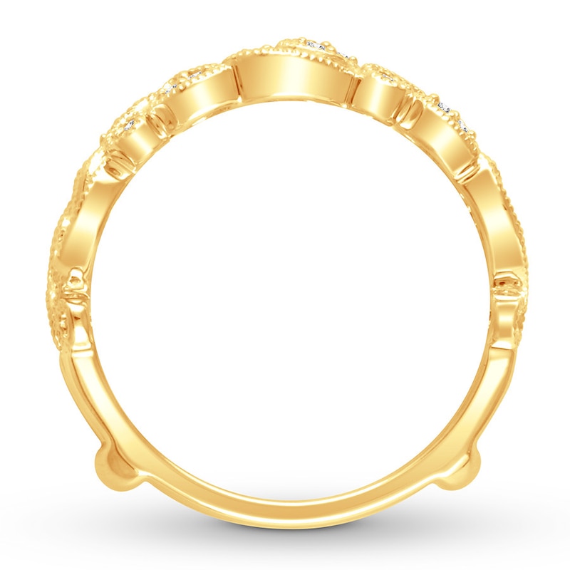 Main Image 3 of Now + Forever Diamond Enhancer Ring 1/6 ct tw 14K Yellow Gold
