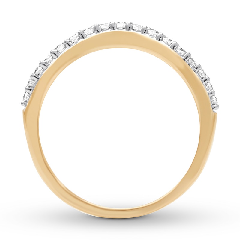 Diamond Enhancer Ring 1/2 ct tw 14K Yellow Gold