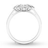 Thumbnail Image 1 of Diamond Enhancer Ring 3/4 ct tw Round/Marquise 14K White Gold