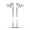 Thumbnail Image 3 of Now + Forever Diamond Enhancer Ring 3/4 ct tw Round/Marquise 14K White Gold