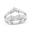Thumbnail Image 1 of Now + Forever Diamond Enhancer Ring 3/4 ct tw Marquise/Round 14K White Gold