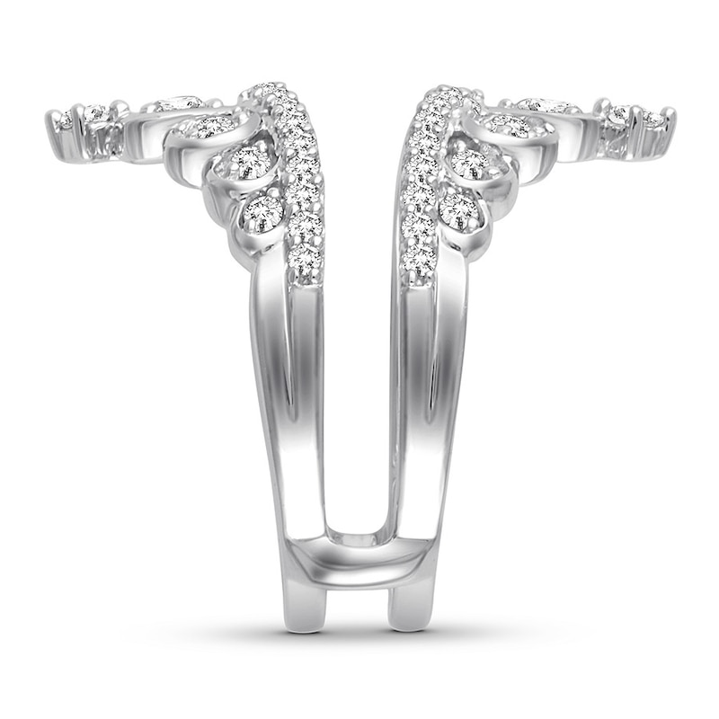 Main Image 2 of Now + Forever Diamond Enhancer Ring 1 ct tw Round-cut 14K White Gold