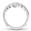 Thumbnail Image 3 of Now + Forever Diamond Enhancer Ring 1 ct tw Round-cut 14K White Gold