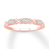 Thumbnail Image 1 of Now + Forever Diamond Anniversary Band 1/20 ct tw Round-cut 10K Rose Gold