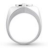 Thumbnail Image 2 of Men's Diamond Ring 1/6 Carat tw 10K White Gold