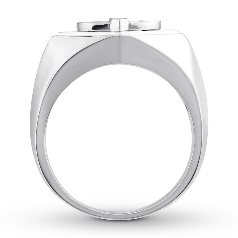 Men's Diamond Ring 1/6 Carat tw 10K White Gold