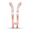 Thumbnail Image 3 of Now + Forever Diamond Enhancer Ring 1/2 ct tw Round-cut 14K Rose Gold