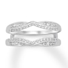 Thumbnail Image 1 of Now + Forever Diamond Enhancer Ring 1/3 ct tw Round-cut 14K White Gold
