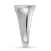 Thumbnail Image 2 of Men's Textured Signet Ring Stainless Steel