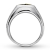 Thumbnail Image 2 of Men's Anchor Ring Stainless Steel/Black & Yellow Ion-Plating