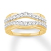 Thumbnail Image 1 of Now + Forever Diamond Enhancer Ring 3/4 ct tw Round-cut 14K Yellow Gold