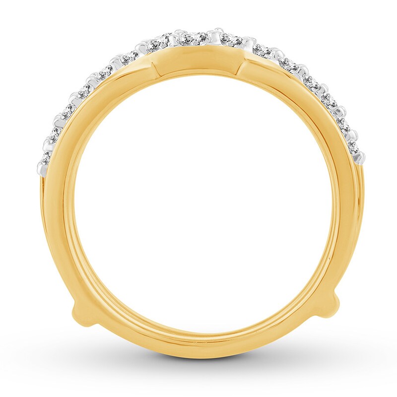 Main Image 2 of Now + Forever Diamond Enhancer Ring 3/4 ct tw Round-cut 14K Yellow Gold