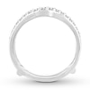 Thumbnail Image 2 of Now + Forever Diamond Enhancer Ring 1/2 ct tw Round-cut 14K White Gold