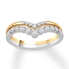 Thumbnail Image 0 of Diamond Enhancer Rings 1/5 ct tw Round-cut 14K Two-Tone Gold