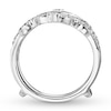 Thumbnail Image 2 of Now + Forever Diamond Enhancer Ring 1/2 ct tw Round-cut 14K White Gold