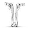 Thumbnail Image 3 of Now + Forever Diamond Enhancer Ring 1/2 ct tw Round-cut 14K White Gold