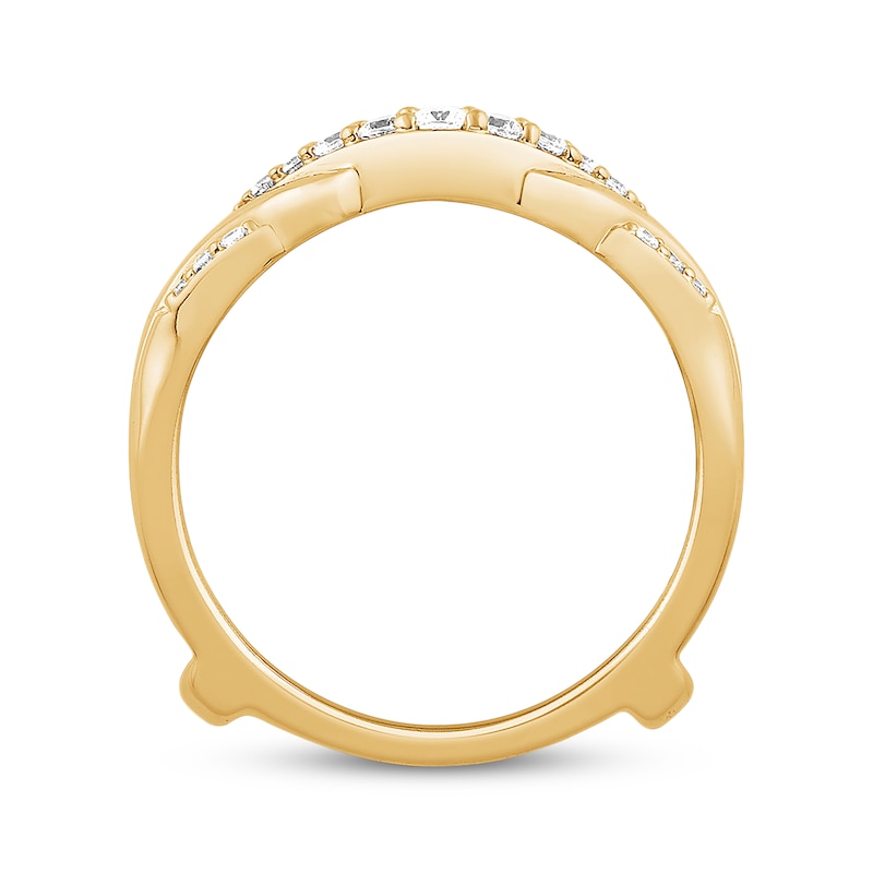 Main Image 3 of Now + Forever Diamond Enhancer Ring 1/3 ct tw Round-cut 14K Yellow Gold