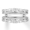 Thumbnail Image 1 of Now + Forever Diamond Enhancer Ring 1-1/3 ct tw Round-cut 14K White Gold
