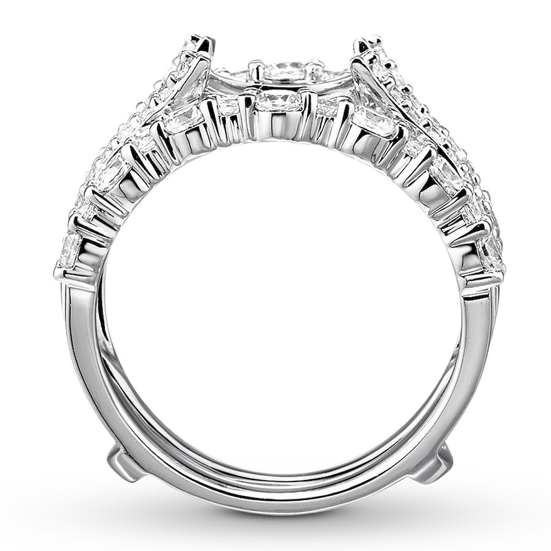 Main Image 2 of Now + Forever Diamond Enhancer Ring 1-1/3 ct tw Round-cut 14K White Gold