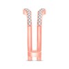 Diamond Enhancer Ring 1/2 ct tw Round-cut 14K Rose Gold