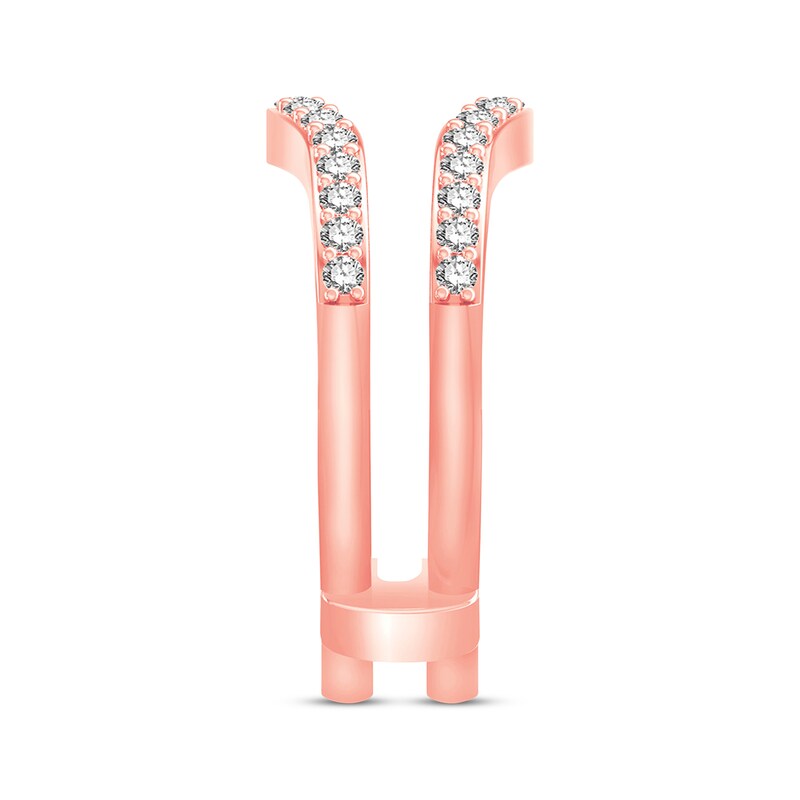 Diamond Enhancer Ring 1/2 ct tw Round-cut 14K Rose Gold