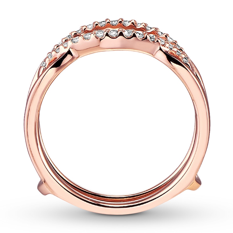 Main Image 2 of Now + Forever Diamond Enhancer Ring 1/5 ct tw 14K Rose Gold