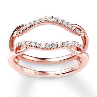 Diamond Enhancer Ring 1/5 ct tw 14K Rose Gold | Kay